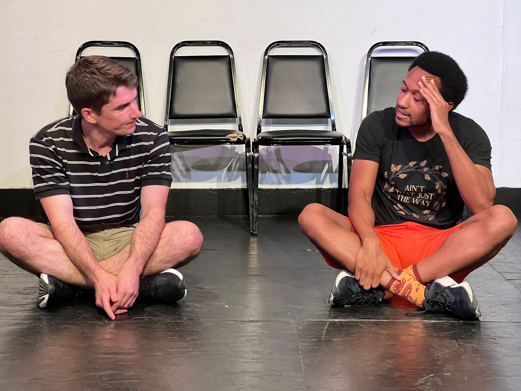 When your friiend still refuses to do improv